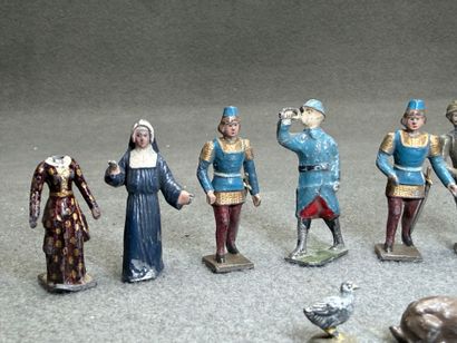 Lot de soldats figurines religieux de pl...