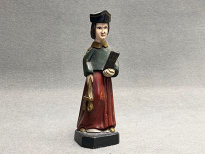 Saint Yves, patron des avocats.
Sculpture...