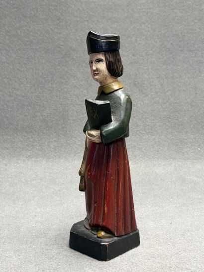 Saint Yves, patron des avocats.
Sculpture...