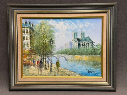 BURNETT ( années 1980)
Vue de Notre Dame...