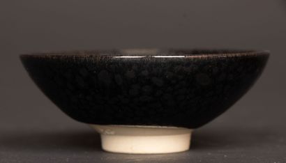 Vase et deux coupes en grès de Puisaye modernes....