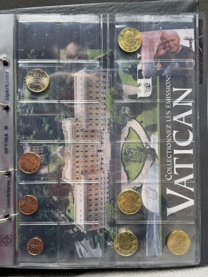 Classeur de monnaie de collection: Monaco,...