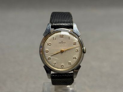 Zénith; 
Montre acier cadran rond bracelet...