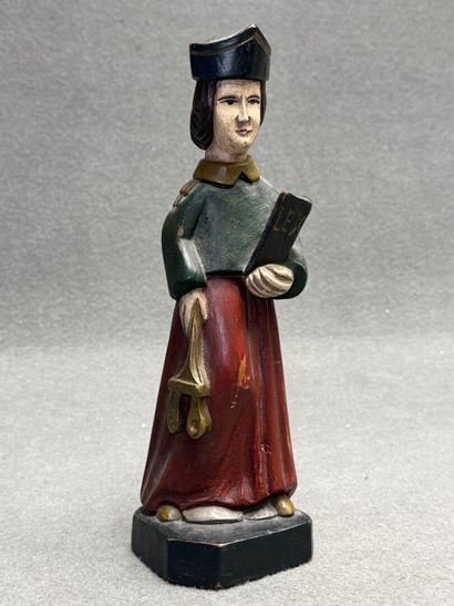 Saint Yves, patron des avocats.
Sculpture...