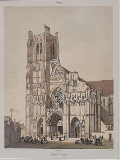 SAGOT
Beffroi d'Auxerrre
Gravure originale...