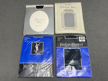 Yves Saint Laurent et Christian Dior:
Collants...