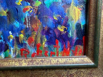 Robert NYEL (1930-2016) 
Iris.
huile sur...