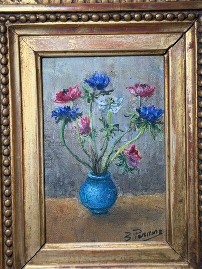 PERRONE XX°
Bouquets de fleurs.
Deux huiles...