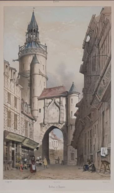 SAGOT
Beffroi d'Auxerrre
Gravure originale...