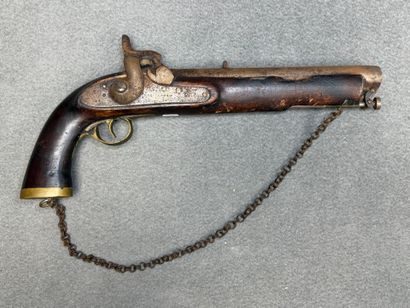 Pistolet d'abordage anglais XIX°
L:42 cm...