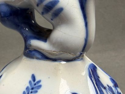 Potiche couverte en faience de Delf XX°
H:...