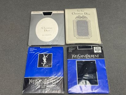 Yves Saint Laurent et Christian Dior:
Collants...