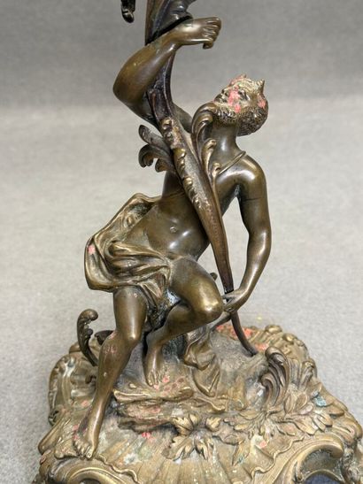 Candélabre en bronze de style Rocaille
Fin...
