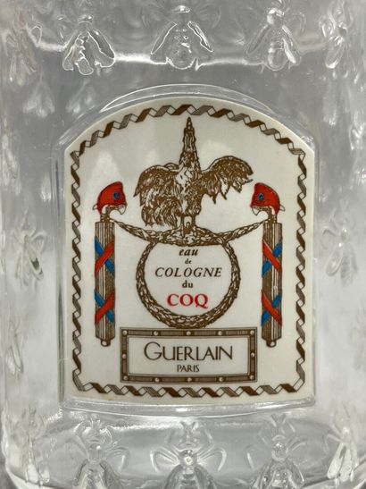 GUERLAIN Paris. 
Six flacons d'eau de Cologne...