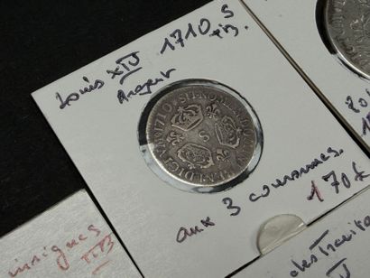 Collection de 5 pièces en argent royales:...