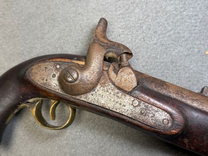 Pistolet d'abordage anglais XIX°
L:42 cm...