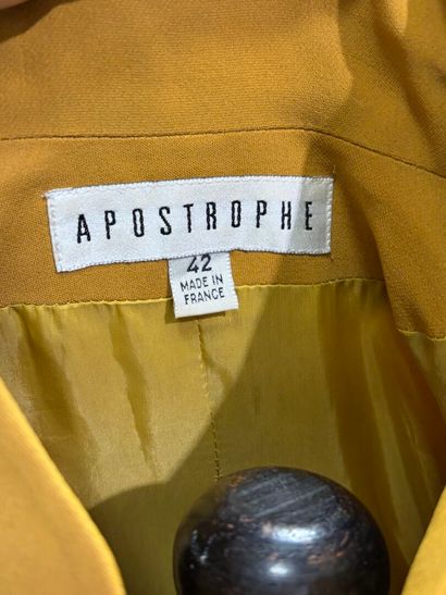 Veste longue APOSTROPHE et Veste damassée...