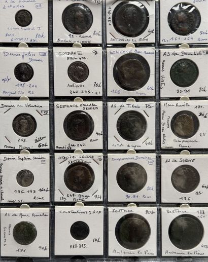 Collection de 40 monnaies romaines