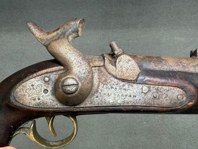 Pistolet d'abordage anglais XIX°
L:42 cm...