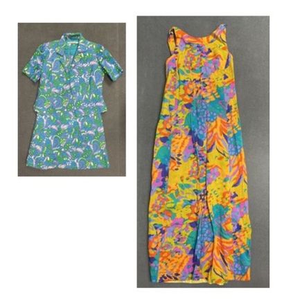 Chiffons couture:
Robe colorée et robe avec...