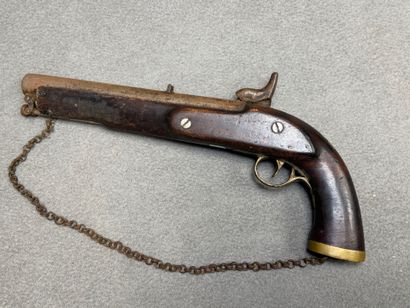Pistolet d'abordage anglais XIX°
L:42 cm...