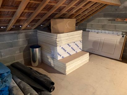 Stock sur la mezzanine: trame, filets de...