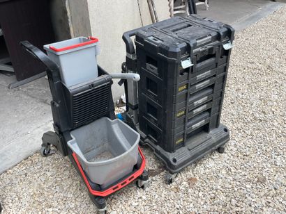 Stanley servante en plastique et chariot...