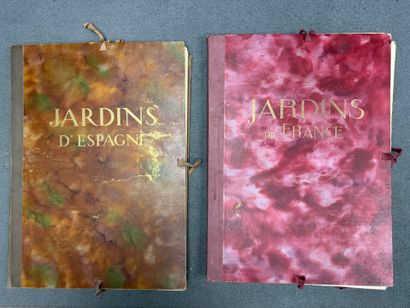 Deux livres in-folio
- Jardin de France par...