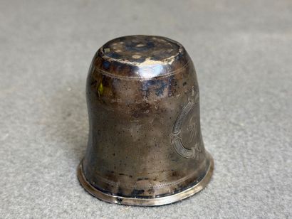 Timbale tulipe en argent.
argent 925°/00,...