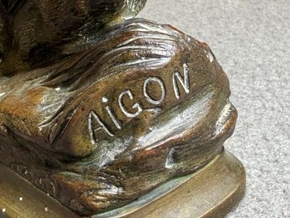 Antonin AIGON (1837-1885)
Porte-allumettes...
