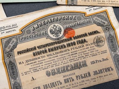 - 7 emprunts russes
- société Commerciale...
