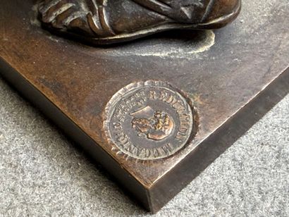 Diane.
Sculpture en bronze patiné.
H: 34...