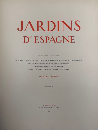 Deux livres in-folio
- Jardin de France par...