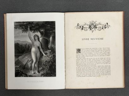 MILTON Le paradis perdu.
Traduction de Chateaubriand,...