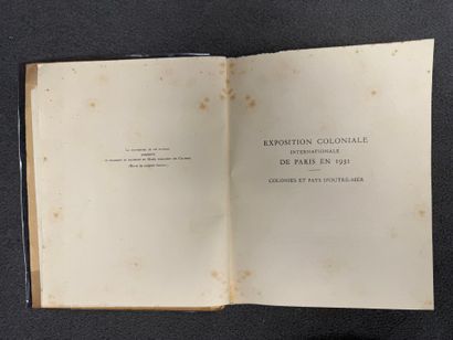 Catalogue de l'Exposition Coloniale Internationale...