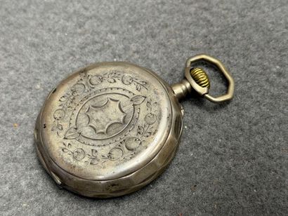 Boitier de montre à gousset, pendentif en...