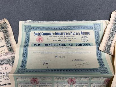 - 7 emprunts russes
- société Commerciale...