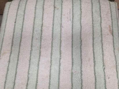 Paire de chaises en aluminium, garnies d'éponge
H:...