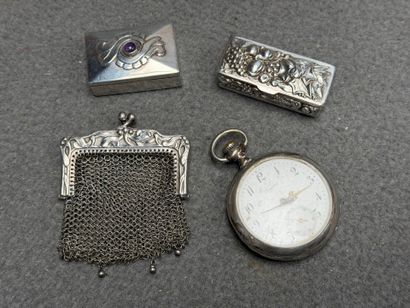 Montre a gousset Longines, bourse et deux...