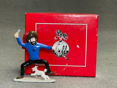 Collection Pixi-Tintin. 
Figurine en métal...