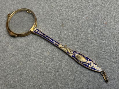 LANCEL, réveil de table en bronze . H. :11...