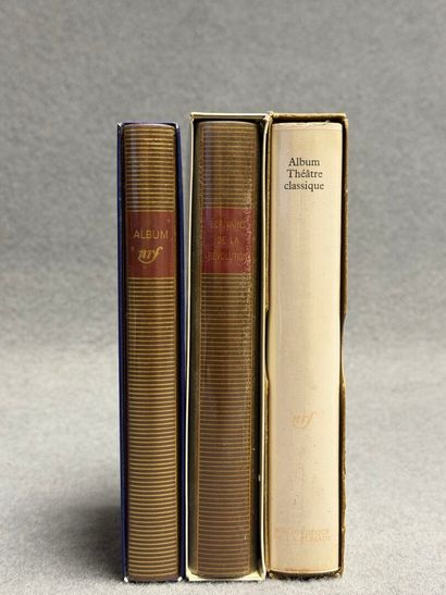 Collection de la Pléiade NRF : 3 Albums
-Un...