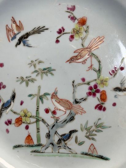 Compagnie des Indes, Chine XVIII°
Paire d'assiettes...