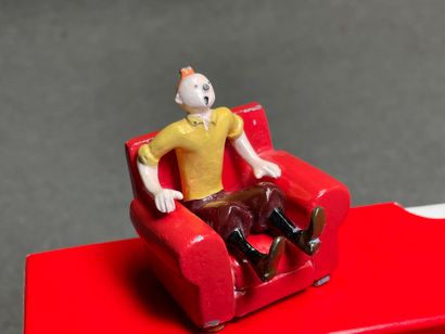 Collection Pixi-Tintin. 
4 figurines en métal...