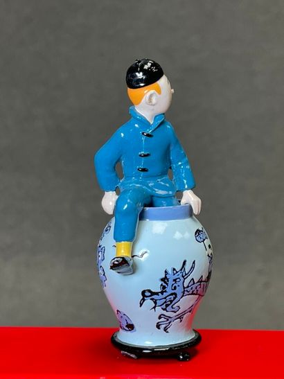 Collection Pixi-Tintin. 
Figurine en métal...