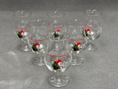 BRASSERIE D'ACHOUFFE
Lot de six verres à...