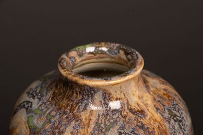 Emile MOUSSEUX (1866-1941) & Marlotte. 
Vase...