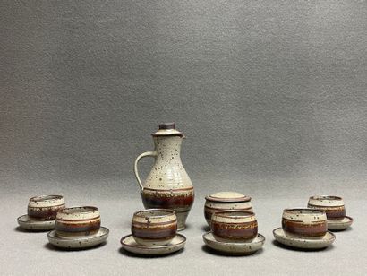 Philippe ROUART (1904-1993),
Théière, sucrier,...