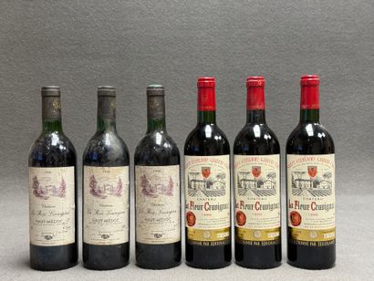 Six bouteilles: 
-Chateau la rose Lescarjean,...