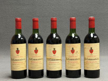 Chateau la Commanderie. 
Pomerol 1981
Cinq...